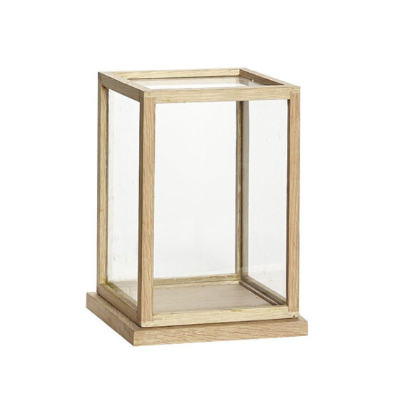 glass-display-oak-cover-dome-with-wooden-base-frame-by-hubsch-30-cm