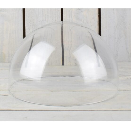 handmade-mouth-blown-clear-circular-glass-display-cloche-bell-jar-dome-16-5-cm-x-27-cm