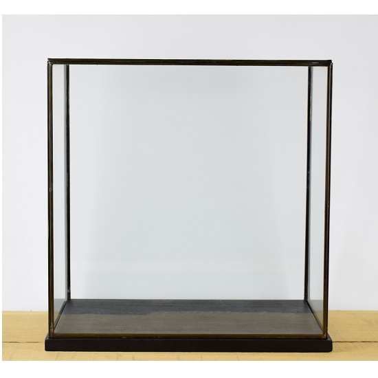 hand-made-large-glass-and-black-metal-frame-display-showcase-box-with-black-wooden-base-42-cm