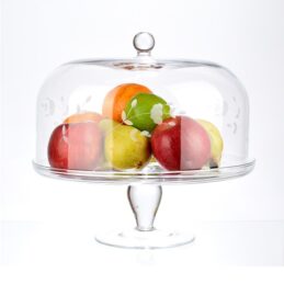 display-cake-stand-with-glass-dome-cover-with-floral-pattern-tall-28-cm-x-29-cm