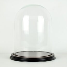 Vintage Look Medium Glass Display Dome Height 26.5 x 14 cm
